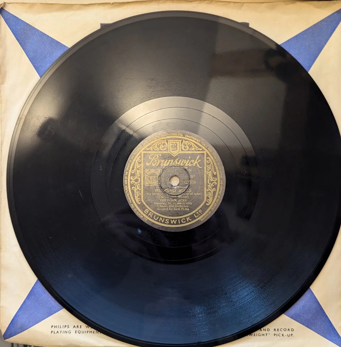 The Four Aces Featuring Al Alberts – Three Coins In The Fountain / Wedding Bells (05308) image 2