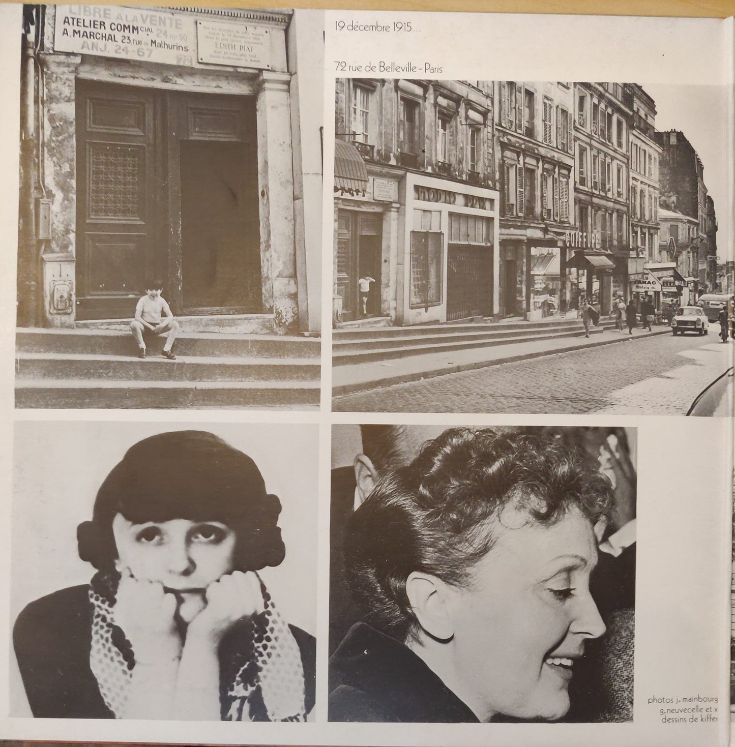 Edith Piaf – Le Disque D'Or D'Edith Piaf (2C 064 16053) image 2