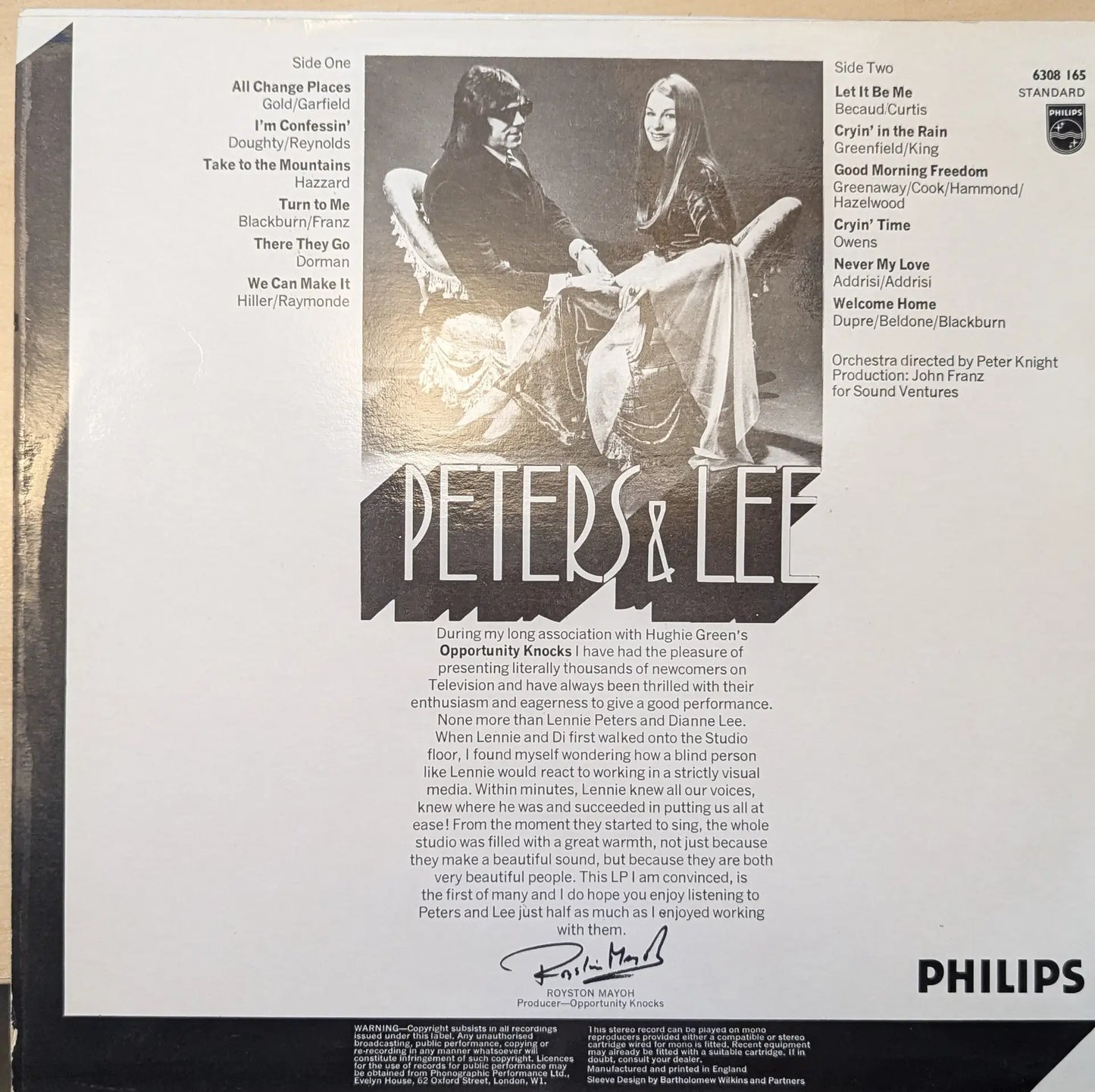 Peters & Lee – We Can Make It (6308 165) image 2