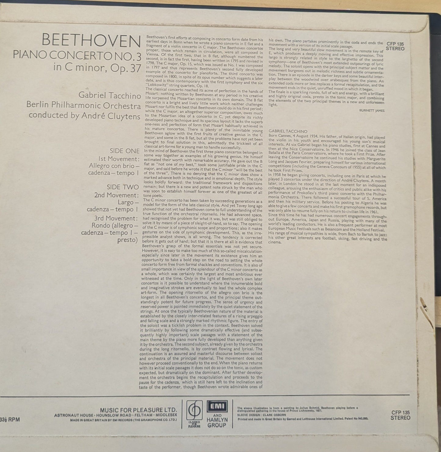 Beethoven Piano Concerto No. 3 (CFP 135) image 2