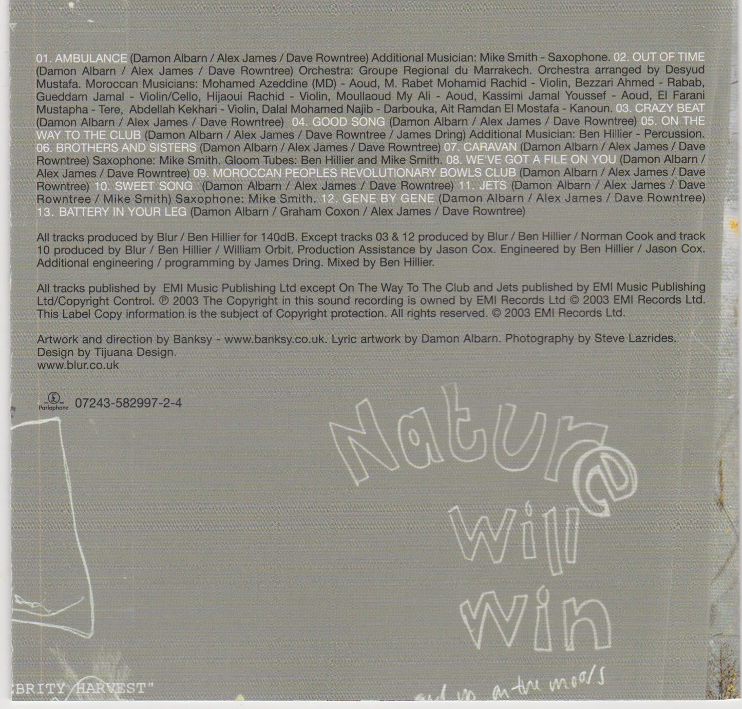 Blur - Think Tank (07243-582997-2-4) image 1