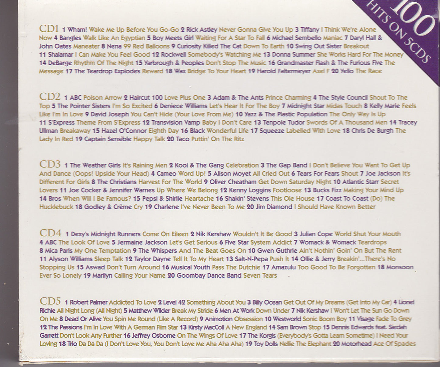 The Ultimate Collection - Eighties - 100 Hits image 2
