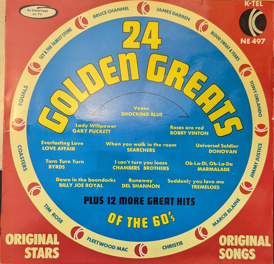 K-Tel - 24 Golden Greats Of The 60's (NE 497) image 1