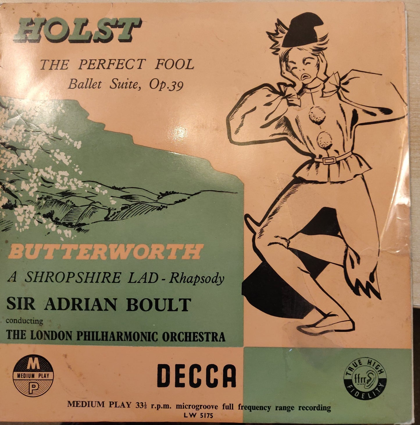 The Perfect Fool Ballet Suite / A Shropshire Lad - Rhapsody (LW5175) image 0