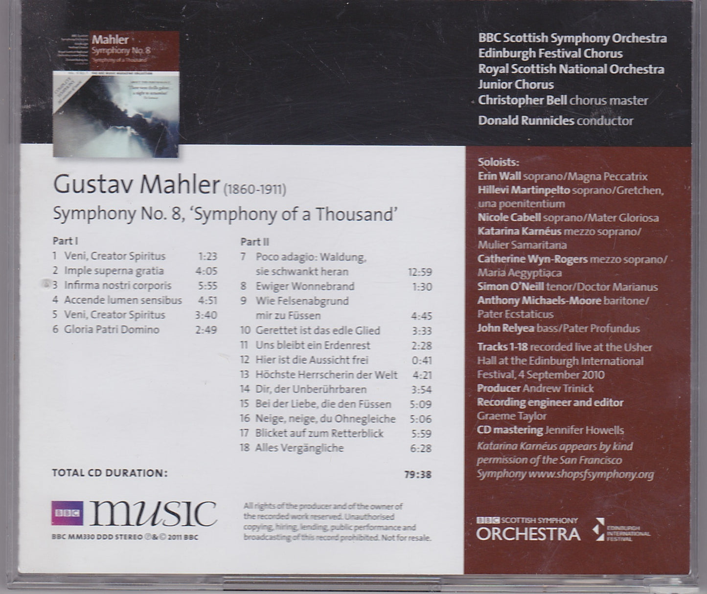 Malhler Symphony No. 8 - Symphony of a Thousand image 2