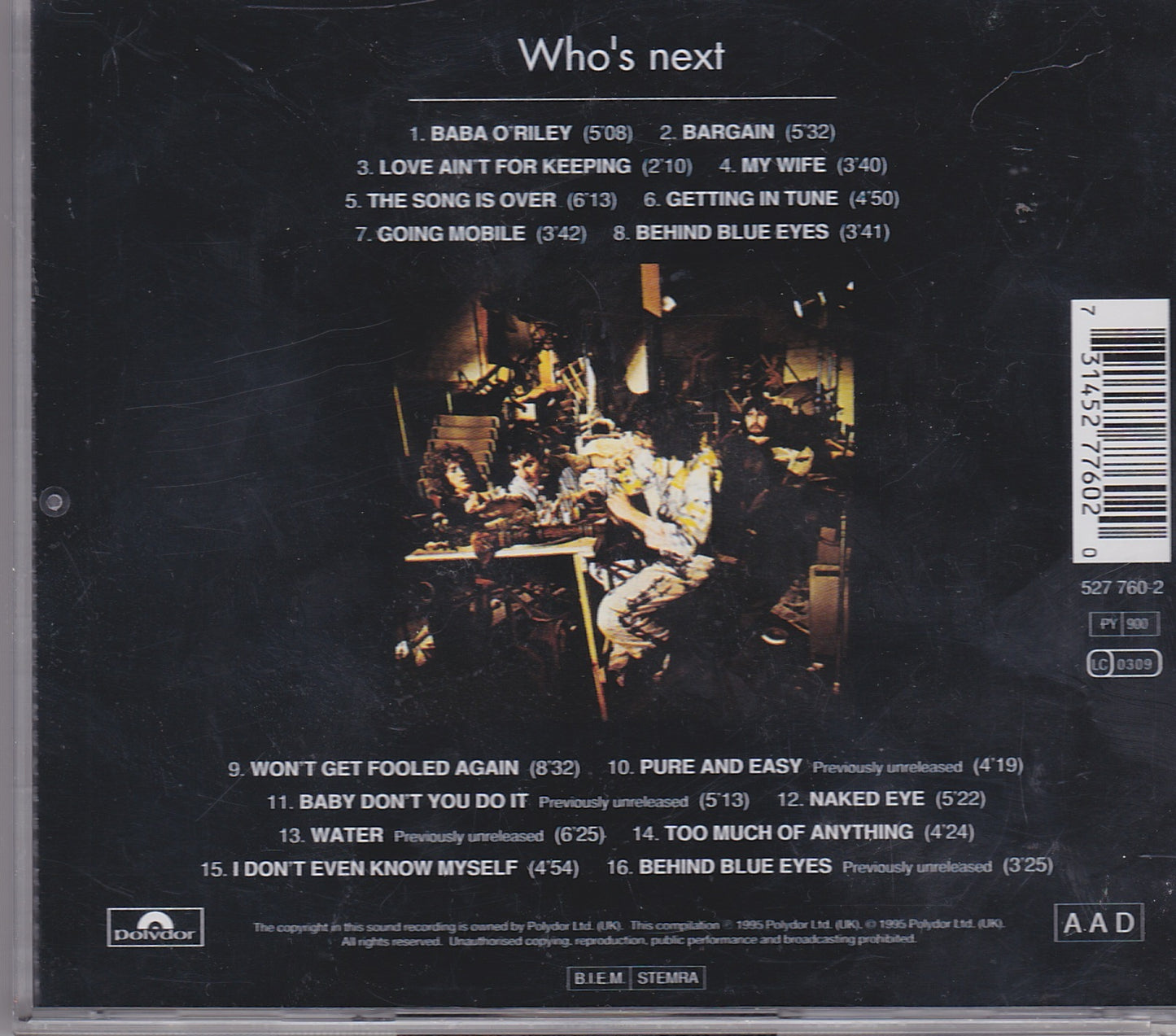 The Who - Who's Next (527 760-2) image 2