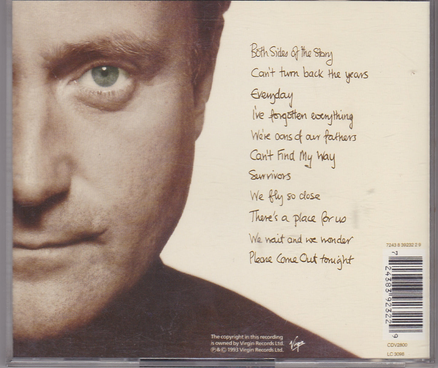 Phil Collins - Both Sides (CDV2800 7243 8 39232 2 9) image 2