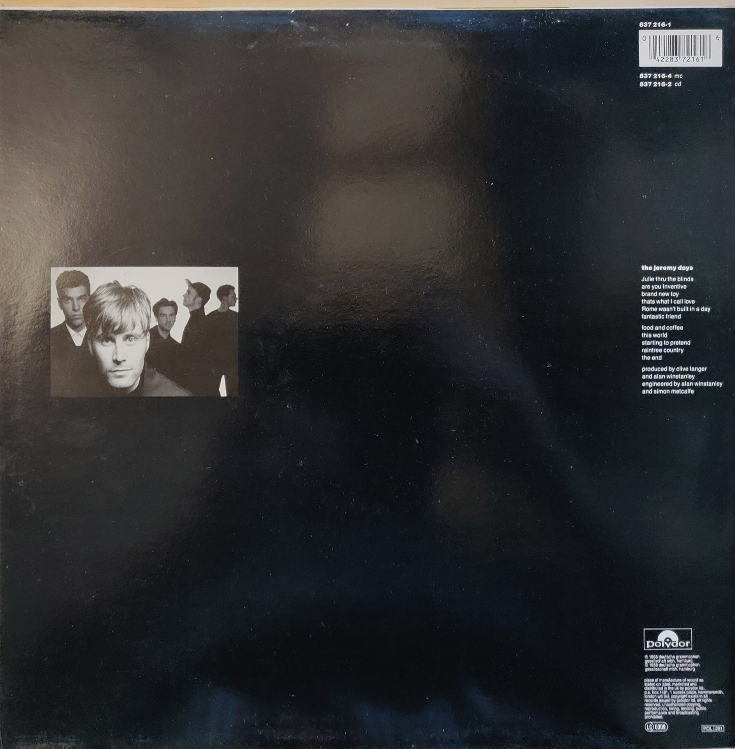 The Jeremy Days – The Jeremy Days (837 216-1)