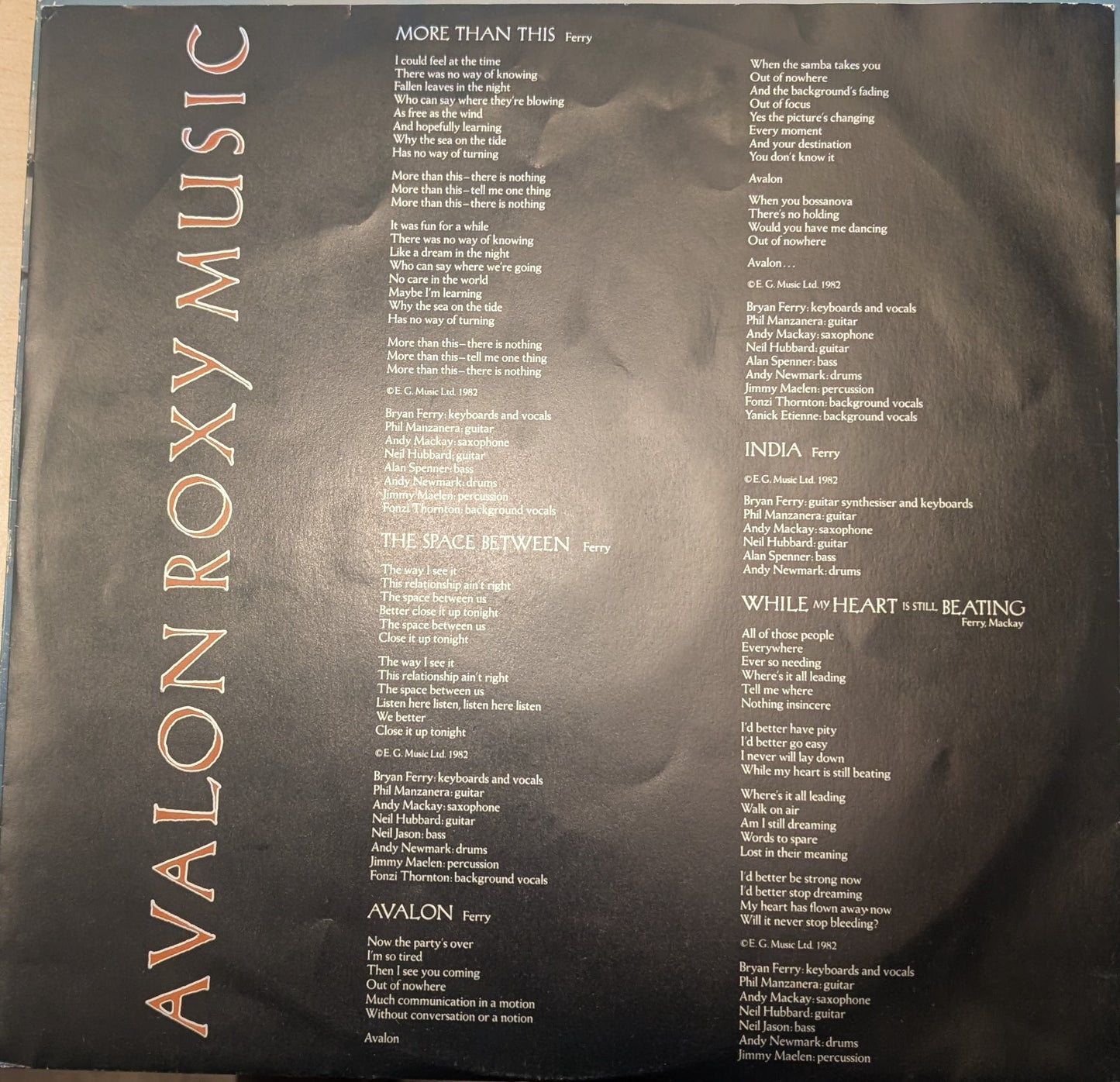 Roxy Music – Avalon