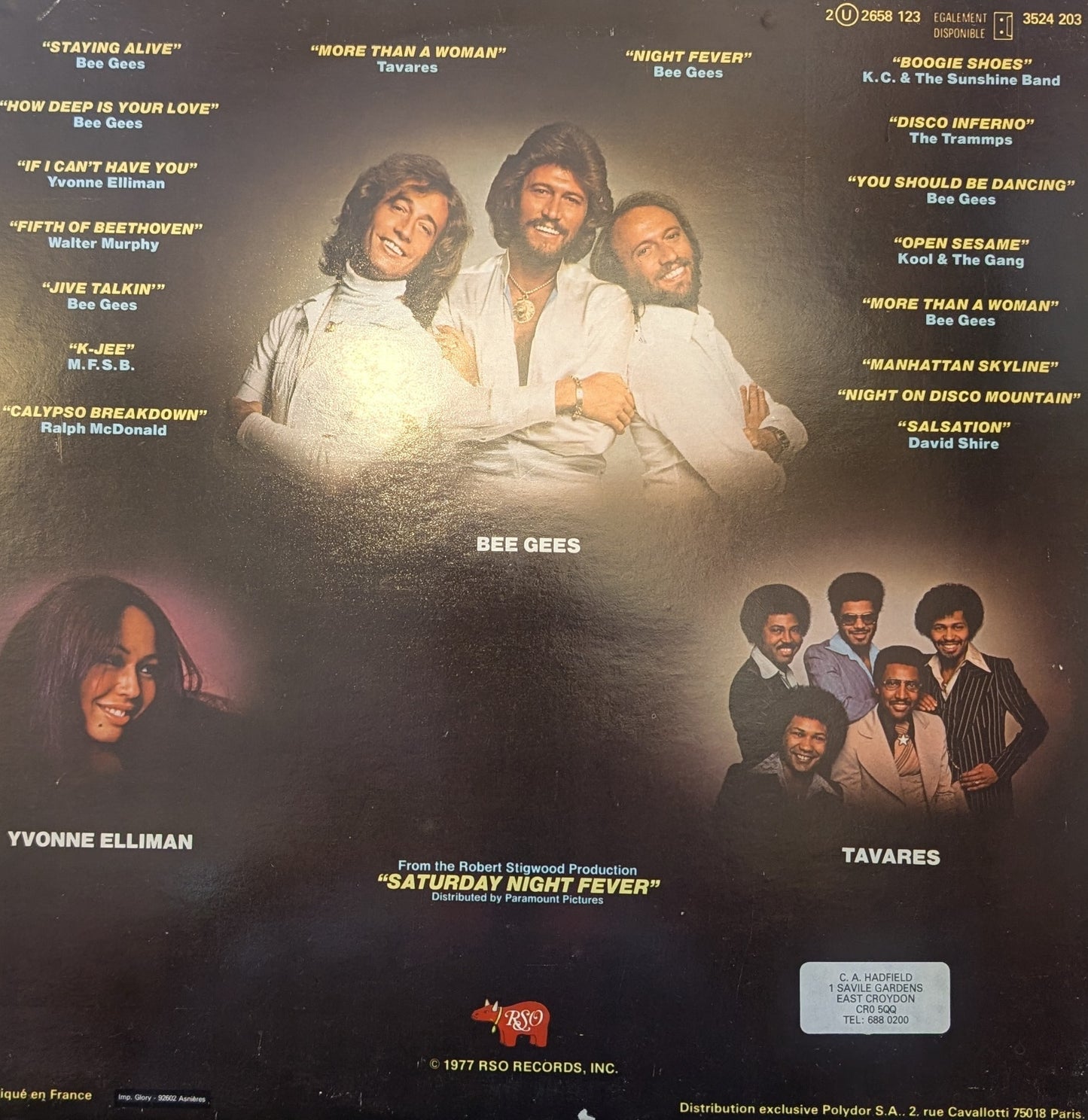 Saturday Night Fever (The Original Movie Sound Track)