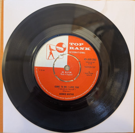 Bonnie Guitar - Candy Apple Red (7") (Top Rank International - 45-JAR-260)