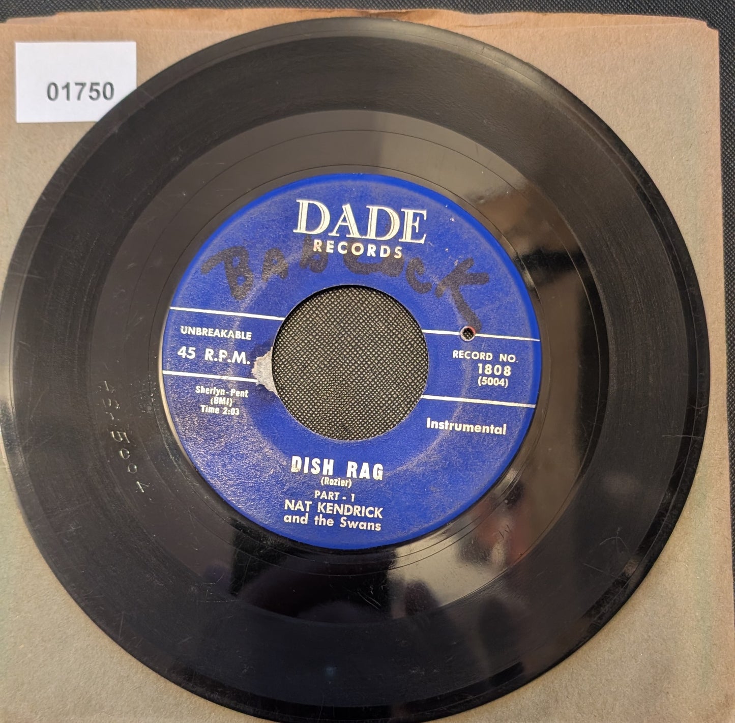 Nat Kendrick And The Swans – Dish Rag-Part 1 / Dish Rag-Part 2