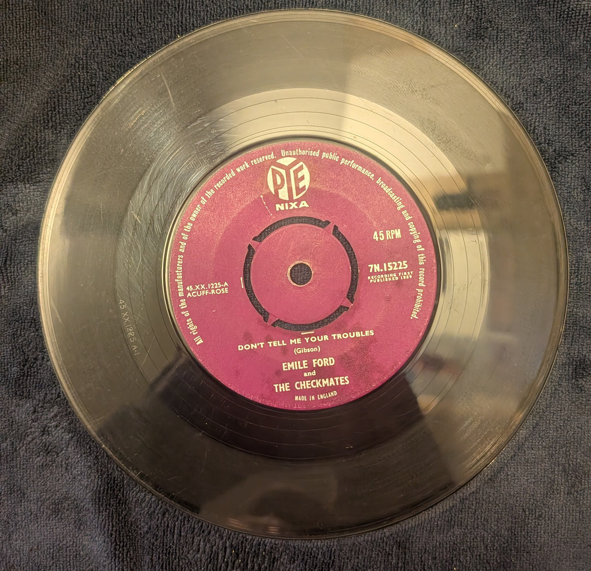 Emile Ford And The Checkmates ? Don't Tell Me Your Troubles / What Do You Want To Make Those Eyes At Me For?