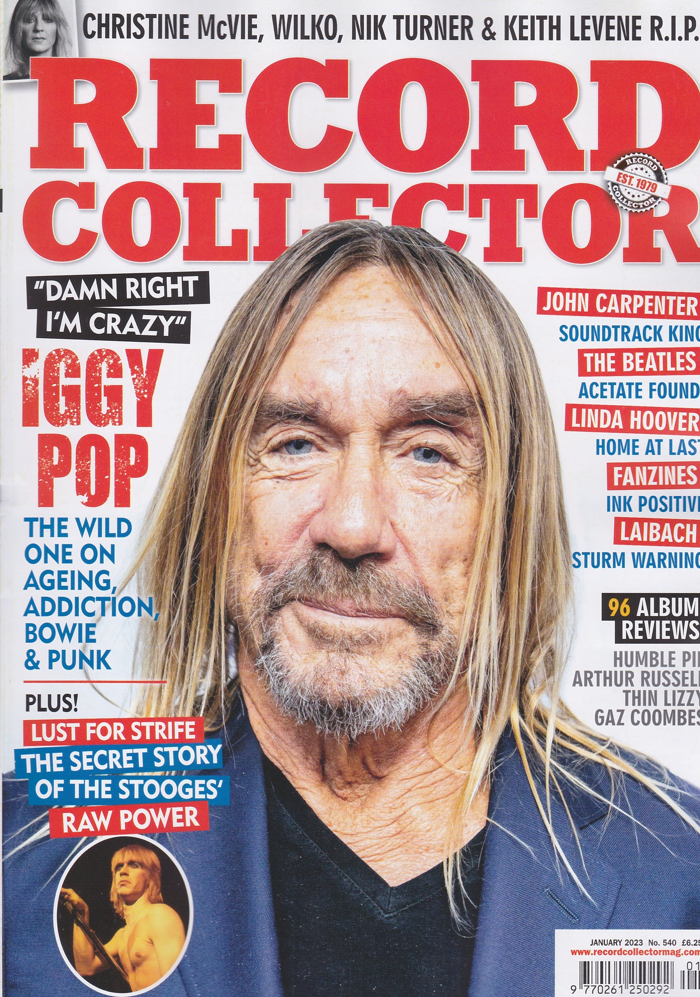 Record Collector Magazine - January 2023 - Free P&P (UK Only)