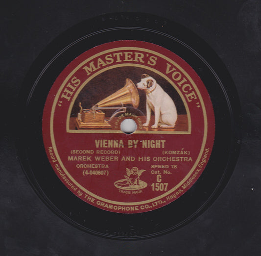 Mark Webster and his Orchestra - Vienna by Night (C1507) image 1
