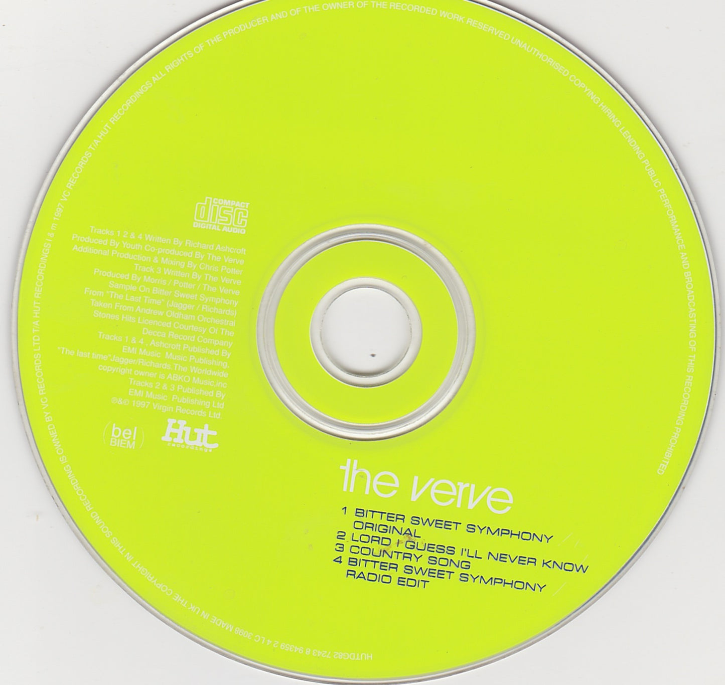 The Verve – Bitter Sweet Symphony - CD Single image 0