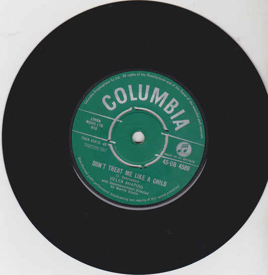 Helen Shapiro - Don't Treat Me Like a Child - 45-DB 4589 image 1