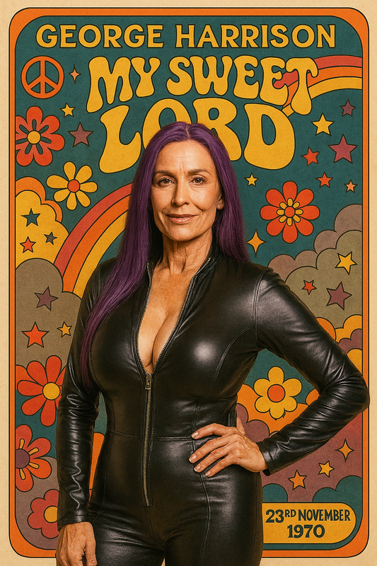 leather clad woman My Sweet Lord