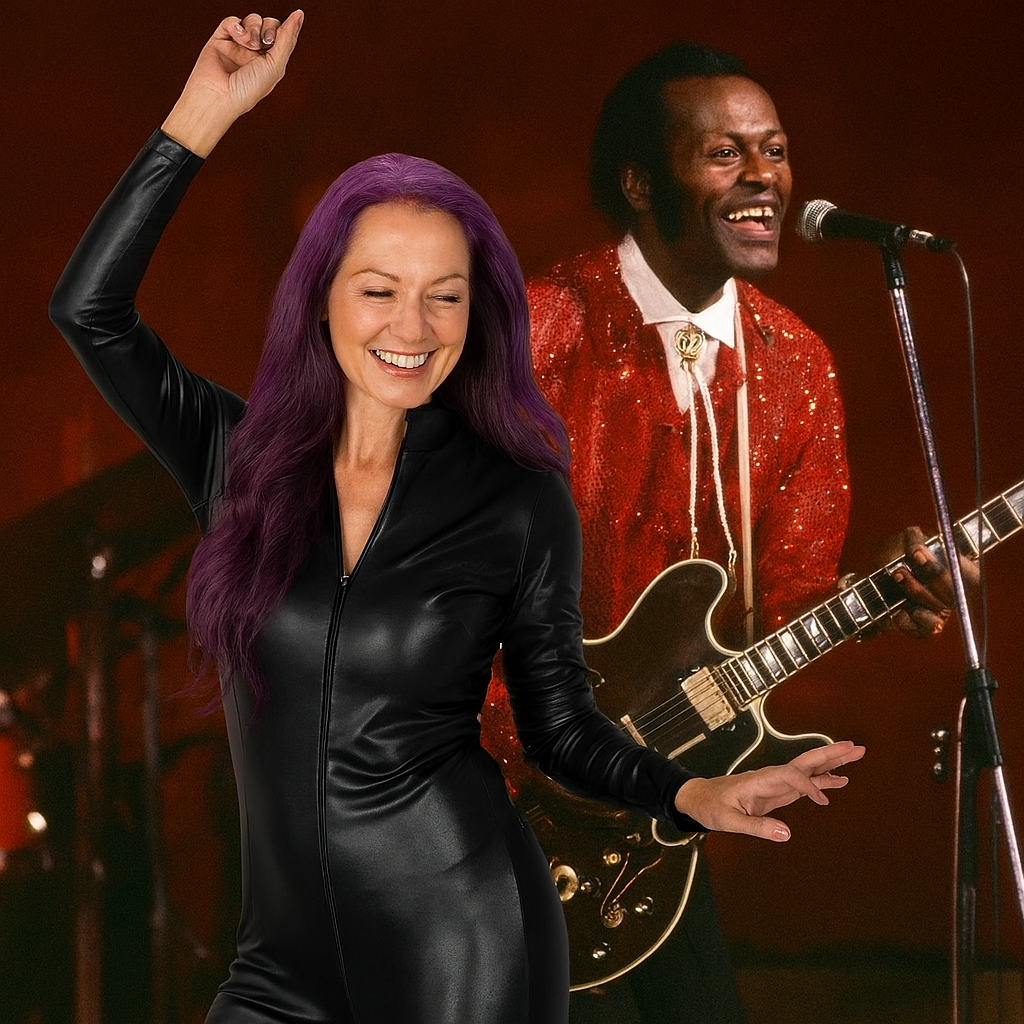 Leather Clad Woman with My Ding-a-Ling