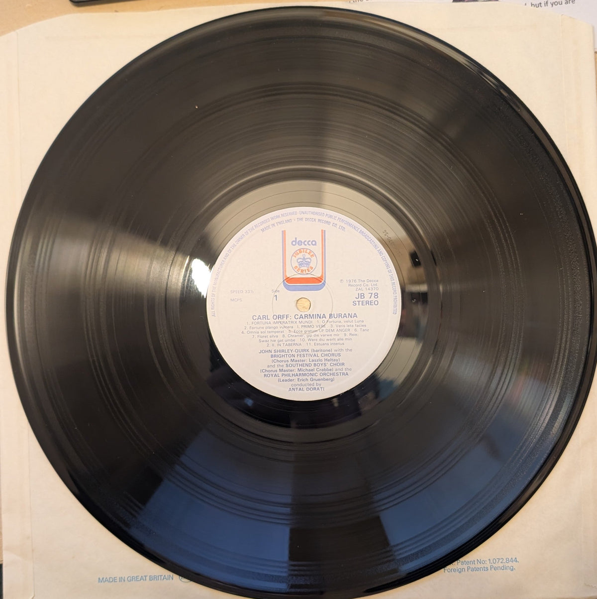 Vinyl LP