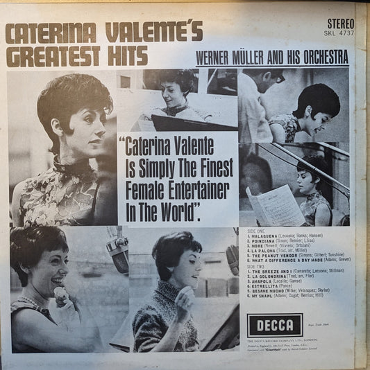 Caterina Valente ‎– Caterina Valente's Greatest Hits image 2