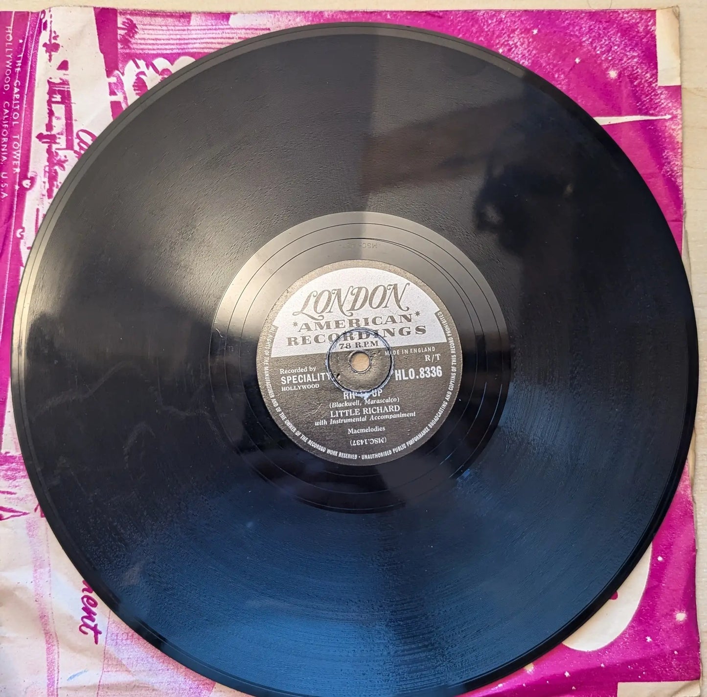 Little Richard ‎– Rip It Up / Ready Teddy (HLO.8336) image 2