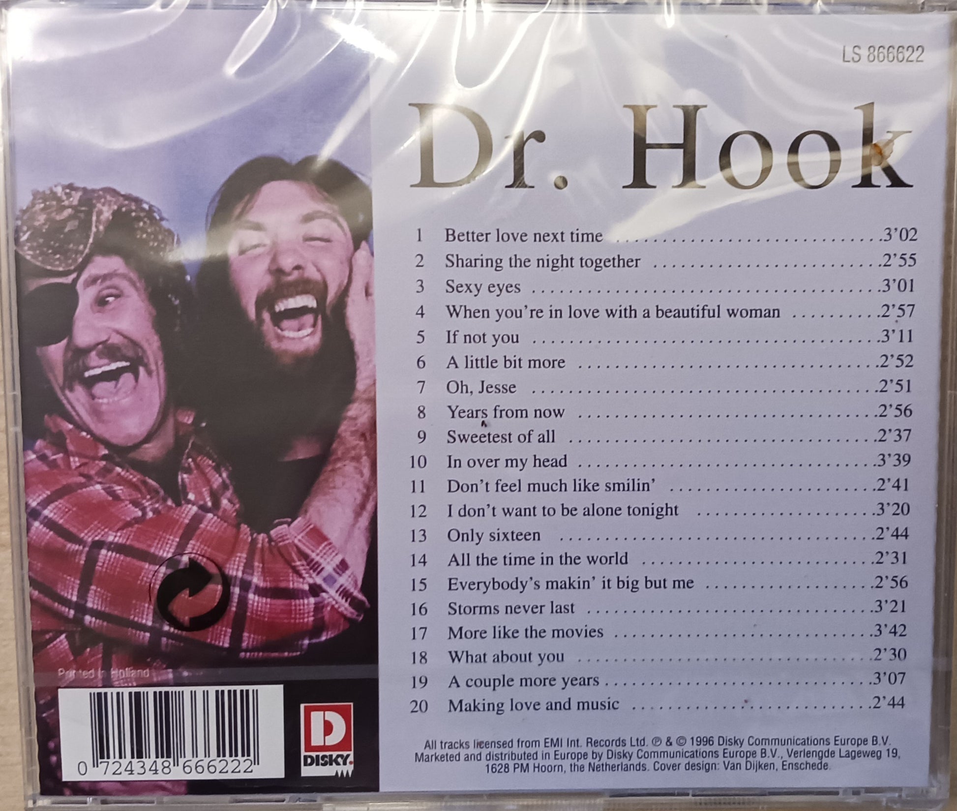 Dr. Hook ‎– 20 Great Love Songs image 2