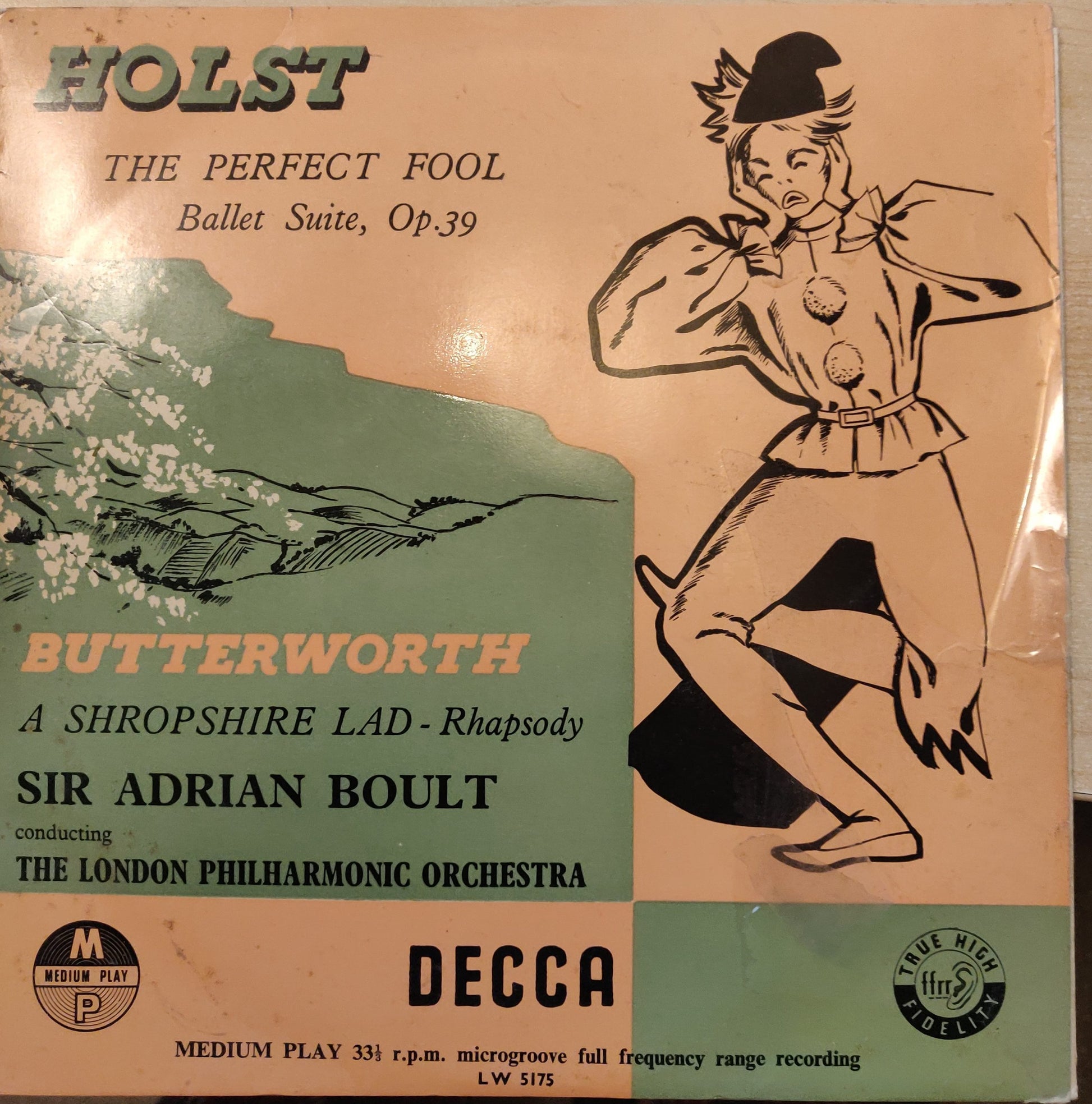 The Perfect Fool Ballet Suite / A Shropshire Lad - Rhapsody (LW5175) image 1