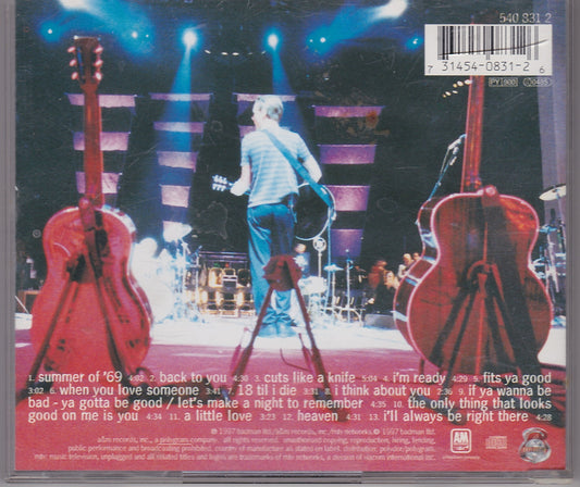 Bryan Adams ‎– Unplugged (540 831 2) image 2