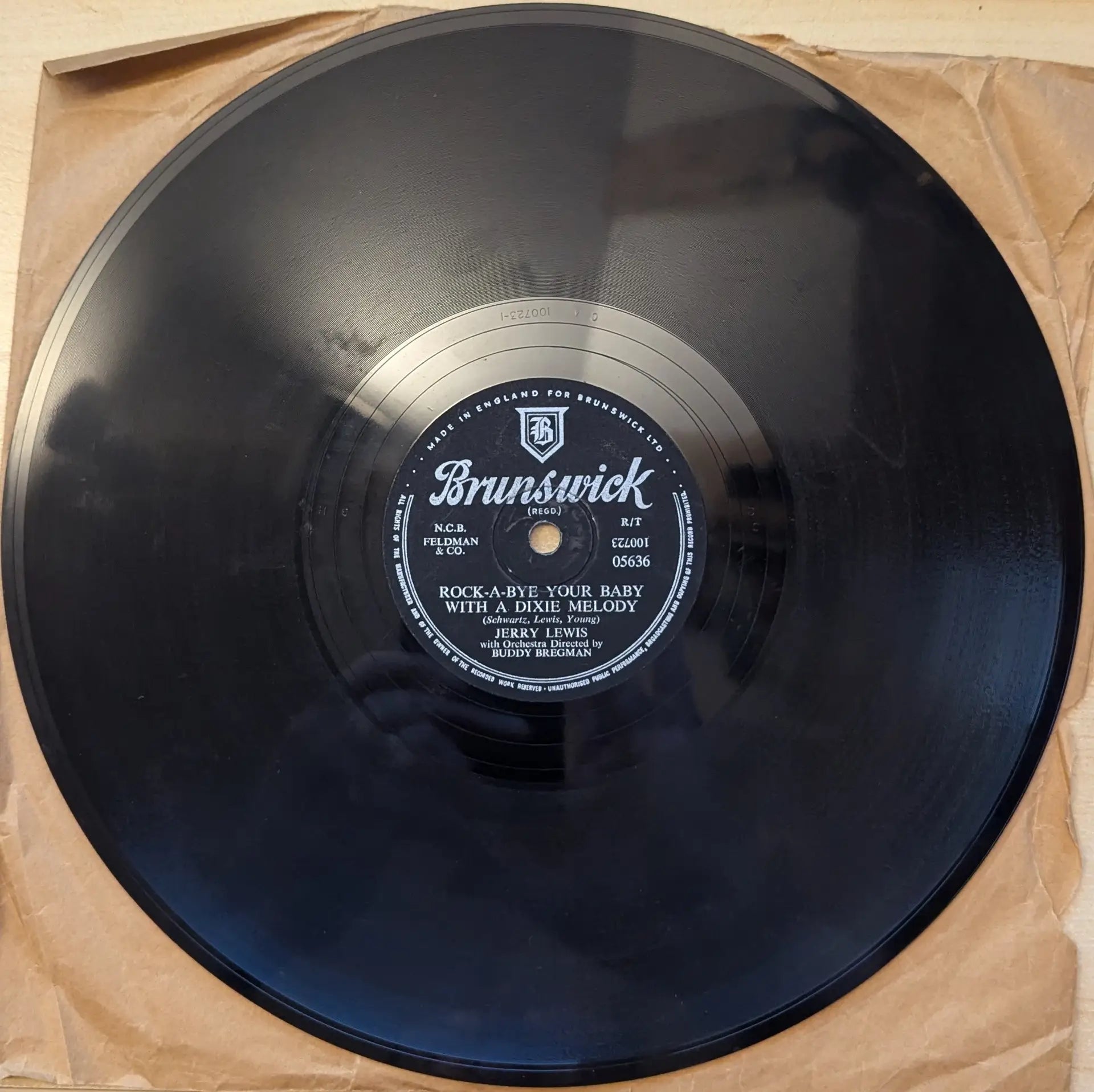 Jerry Lewis – Come Rain Or Come Shine / Rock-A-Bye Your Baby With A Dixie Melody (05636) image 2
