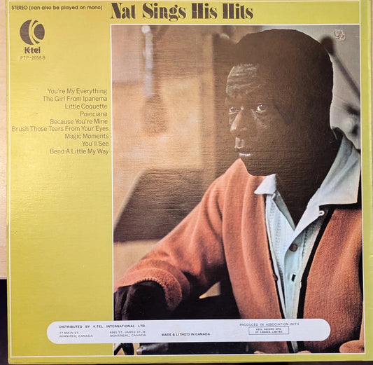 Nat King Cole ‎– A Tribute To Nat King Cole: Part-2 (PTP 2058 B) image 1