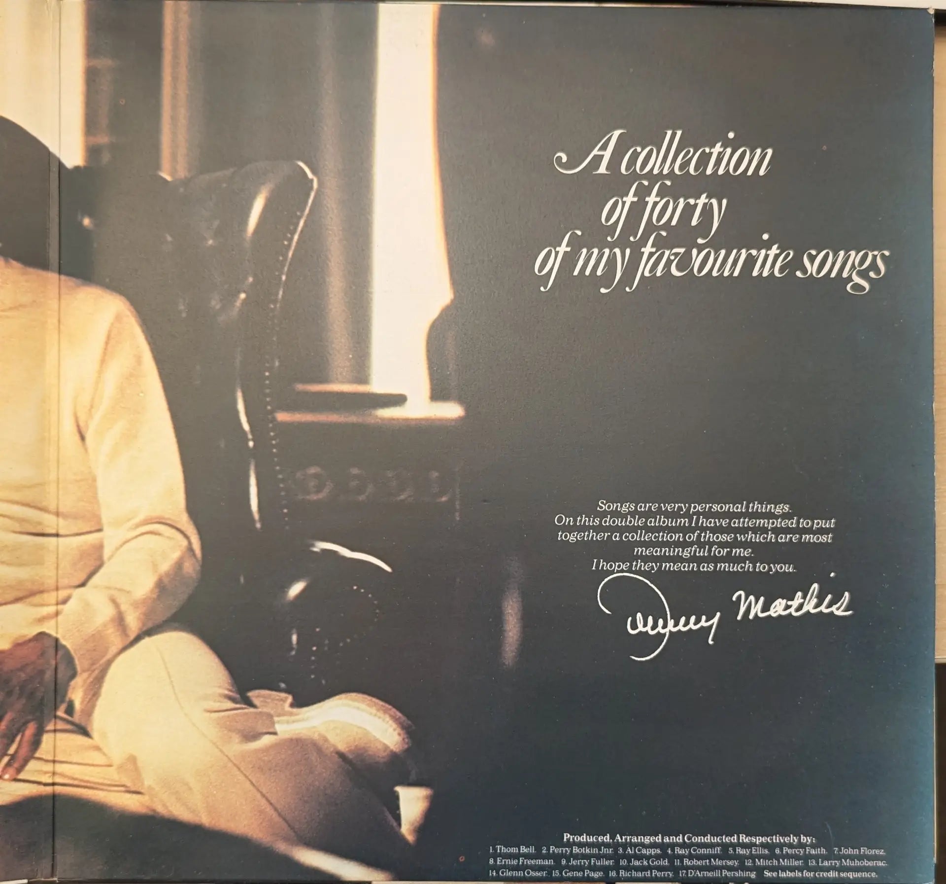 Johnny Mathis ‎– The Mathis Collection (CBS 88278) image 3