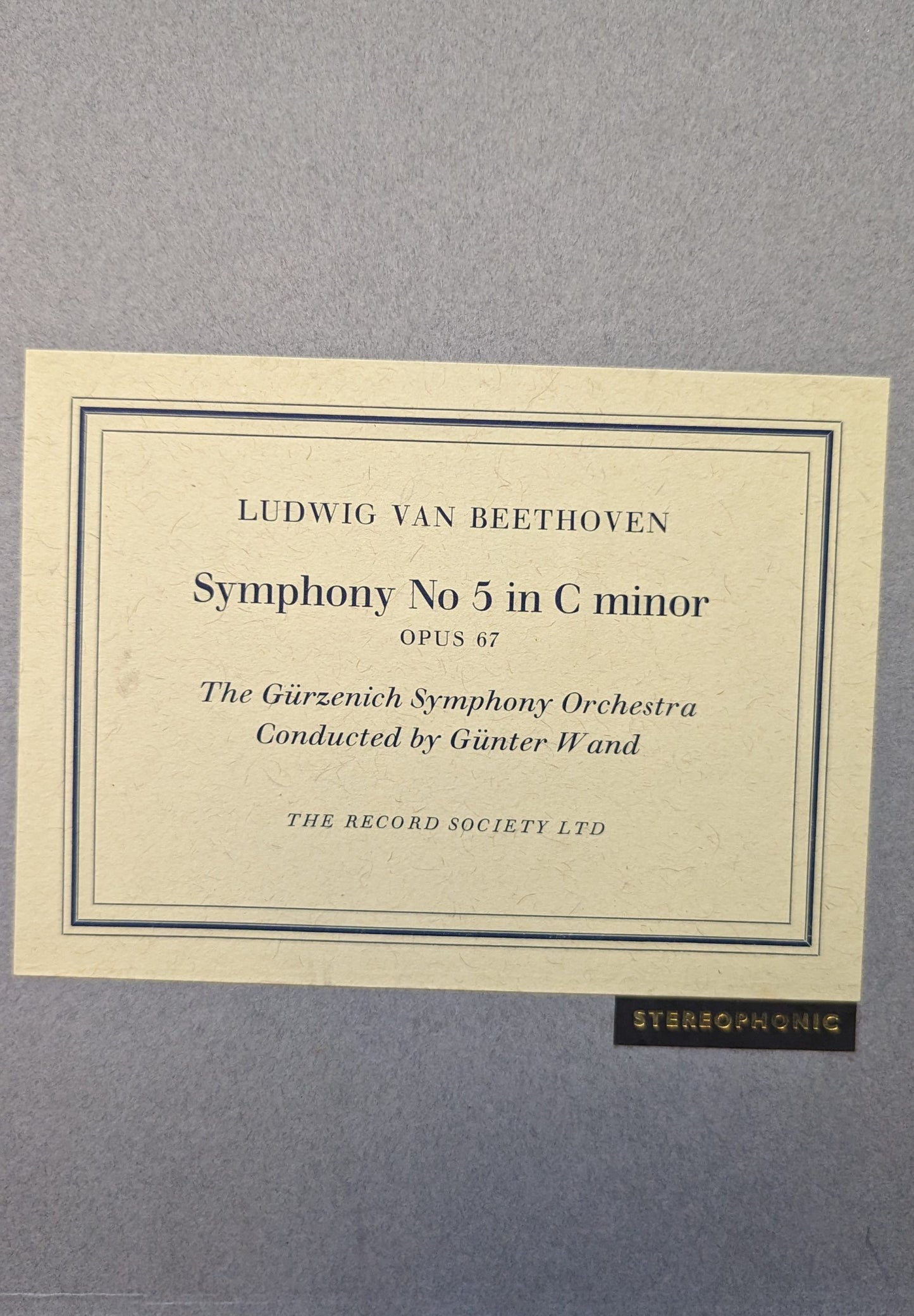 Ludwig van Beethoven - Symphony No. 5 In C Minor Opus 67 image 0