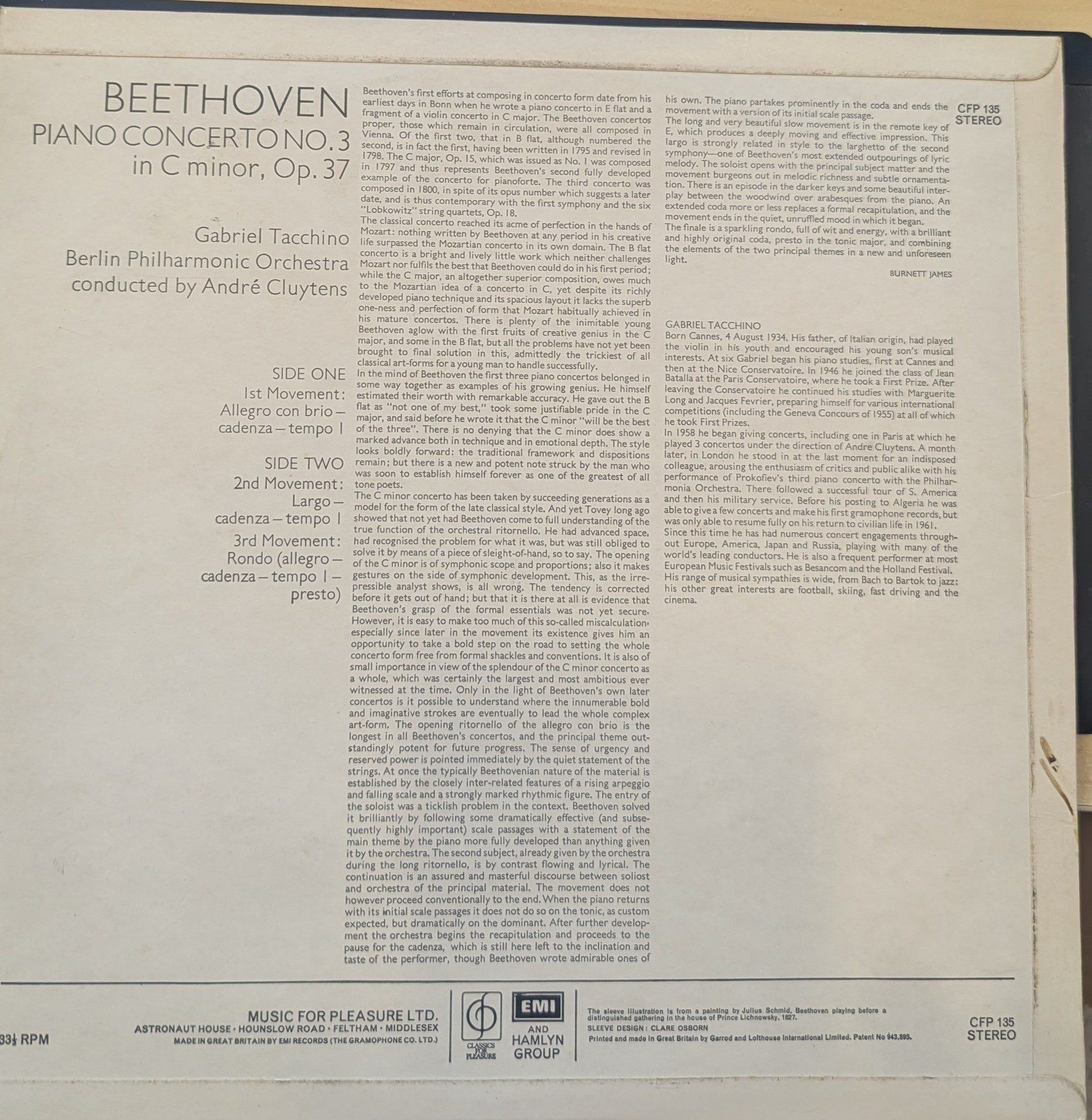 Beethoven Piano Concerto No. 3 (CFP 135) image 2