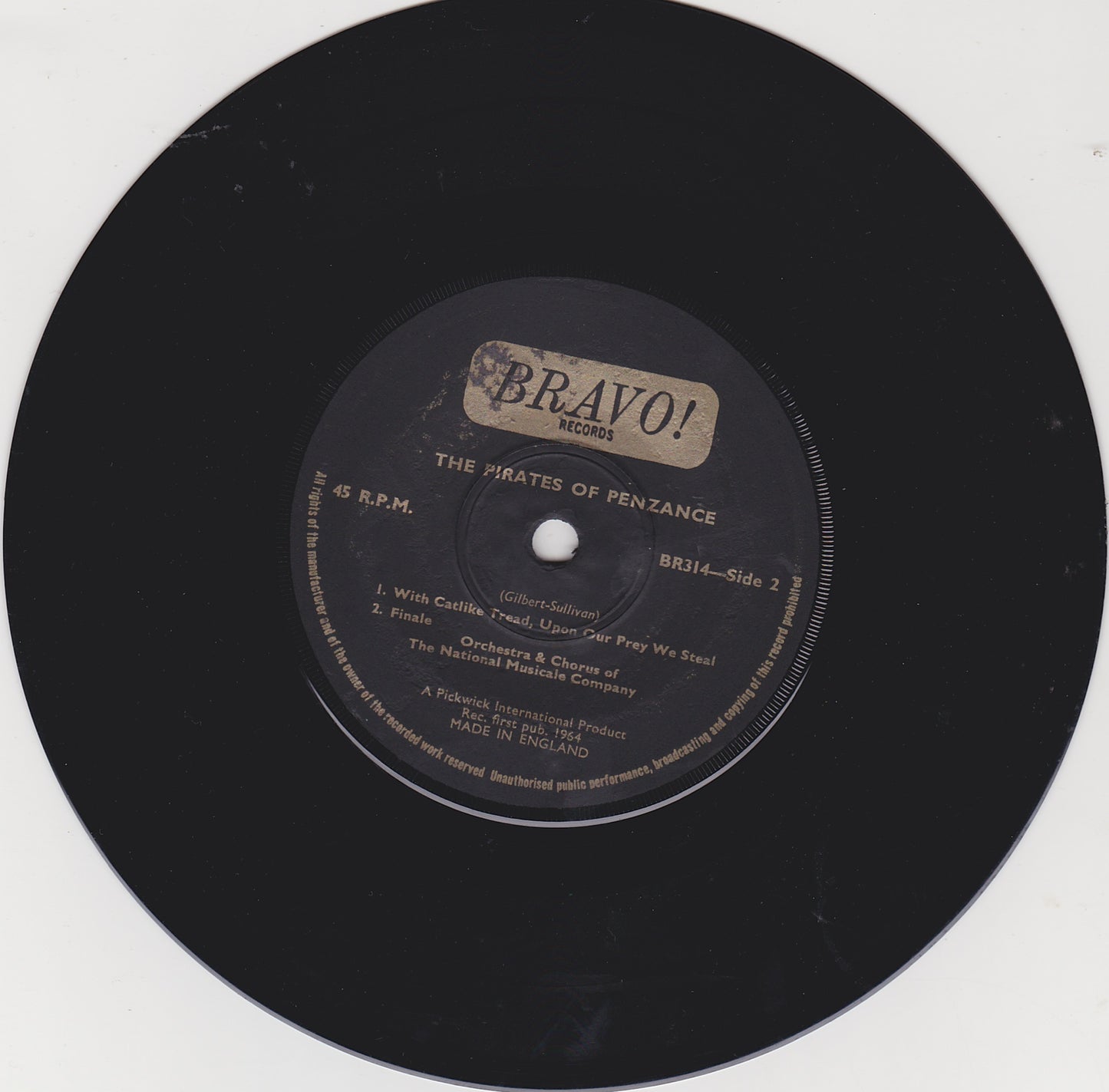 The National Musicale Company ‎– Pirates Of Penzance(BR314) image 4