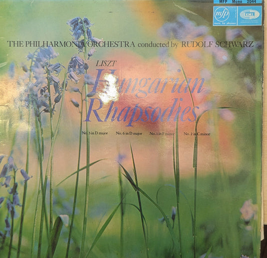 Liszt, The Philharmonia Orchestra Conducted By Rudolf Schwarz ‎– Hungarian Rhapsodies (MFP 2044) image 0