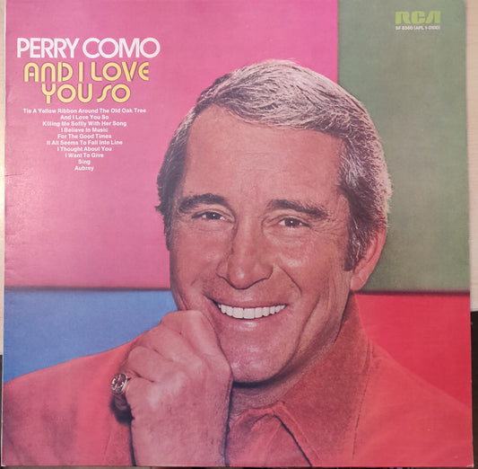 Perry Como ‎– And I Love You So (SF 8360) image 0