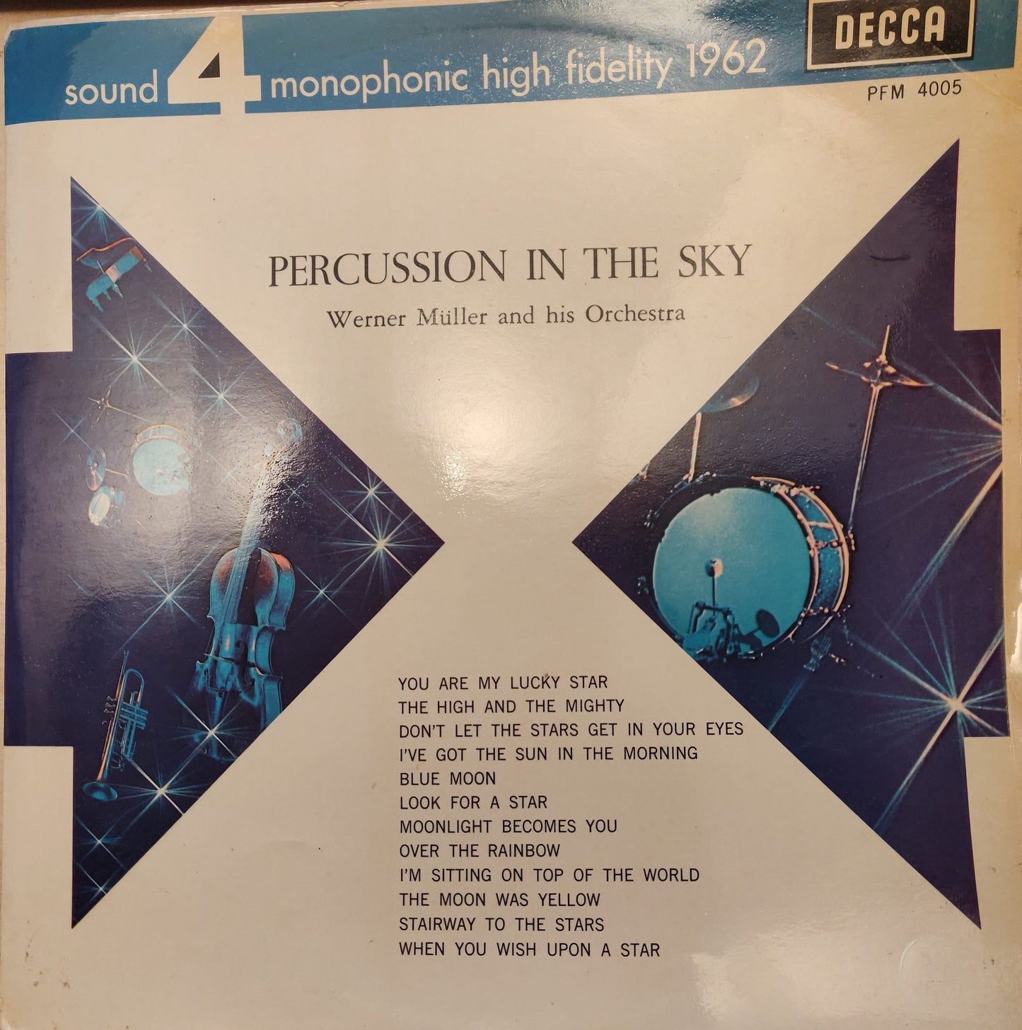 Werner Müller And His Orchestra ‎– Percussion In The Sky (PFM3400) image 1