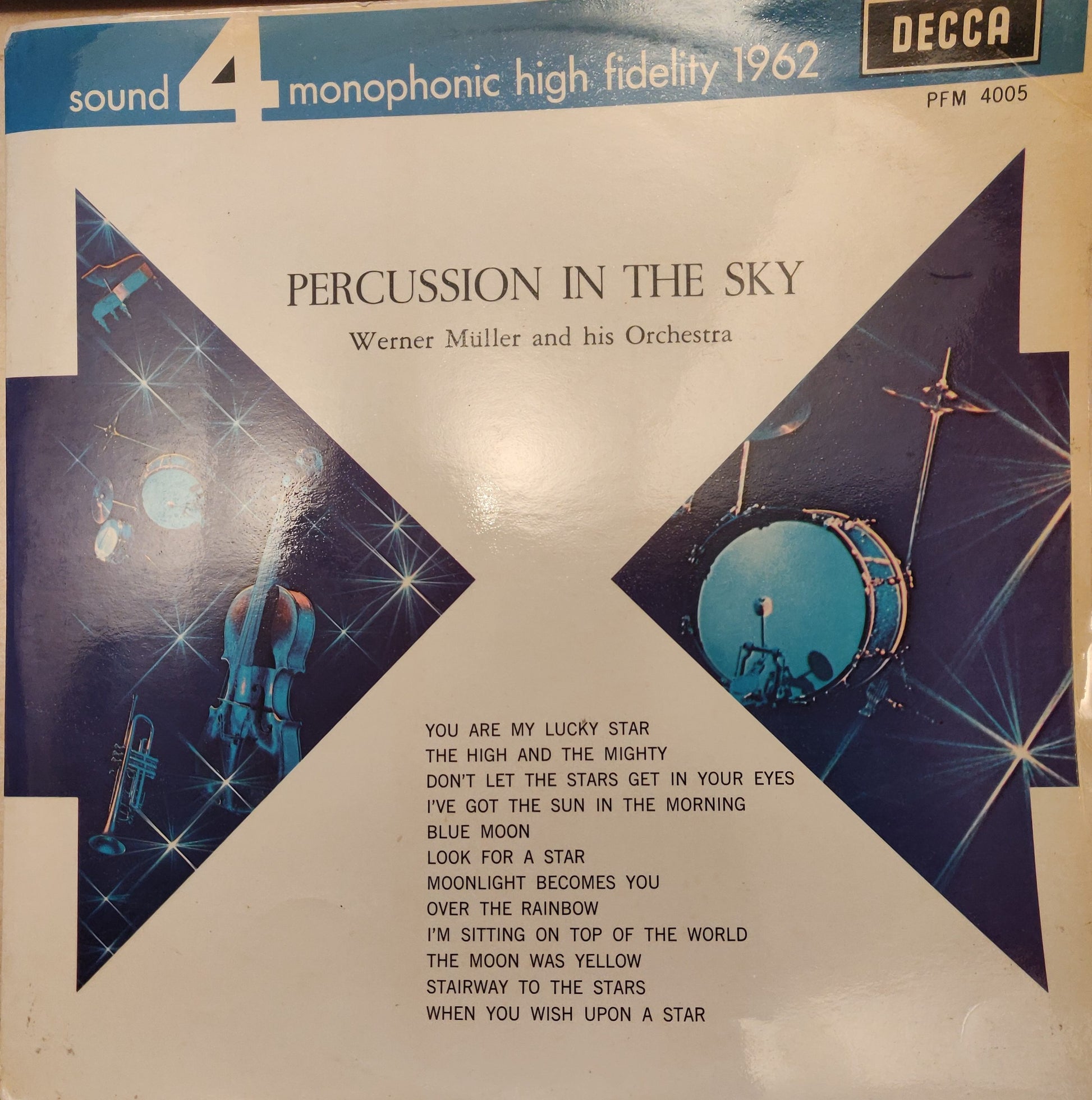 Werner Müller And His Orchestra ‎– Percussion In The Sky (PFM3400) image 1