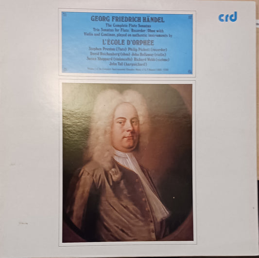 Georg Friedrich Händel, L'École D'Orphée ‎– The Complete Flute Sonatas / Trio Sonatas For Flute / Recorder / Oboe With Violin And Continuo image 0