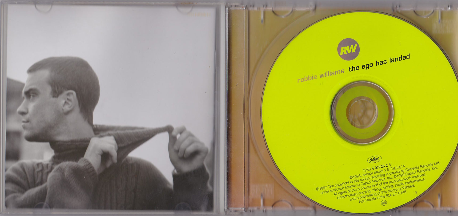 Robbie Williams ‎– The Ego Has Landed image 3