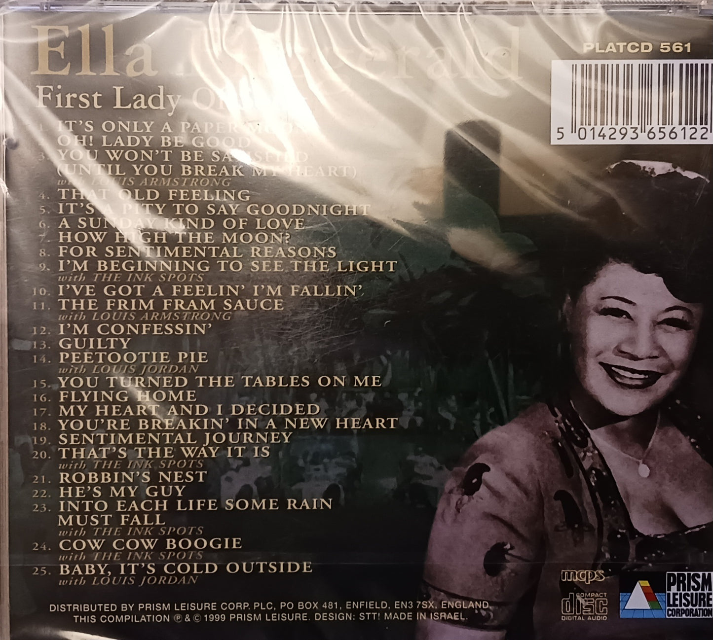 Ella Fitzgerald ‎– First Lady Of Song (PLATCD 561) image 2