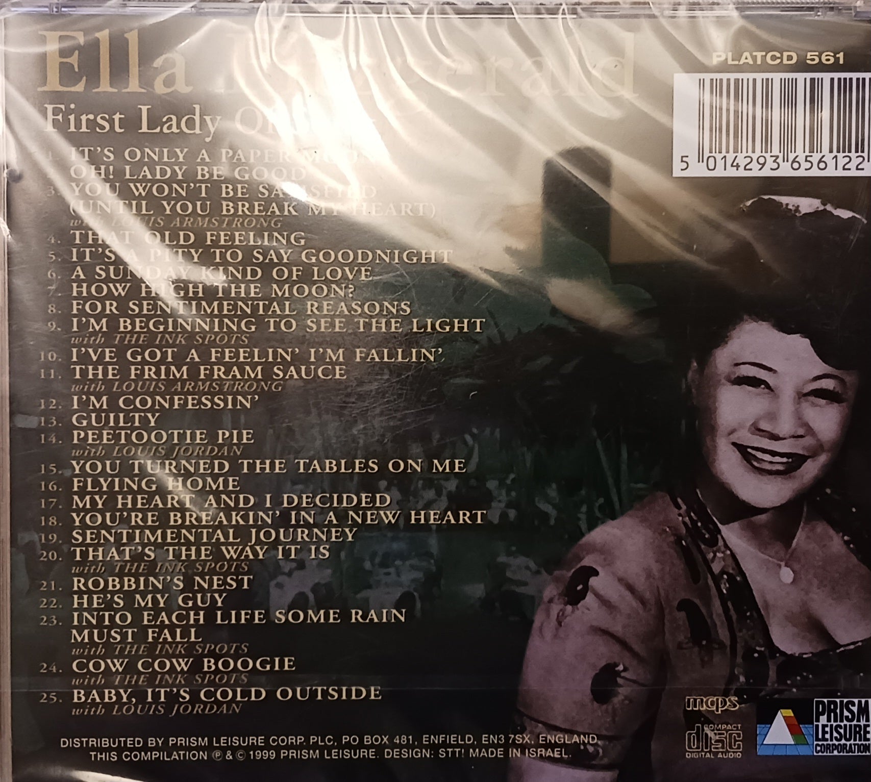 Ella Fitzgerald ‎– First Lady Of Song (PLATCD 561) image 2