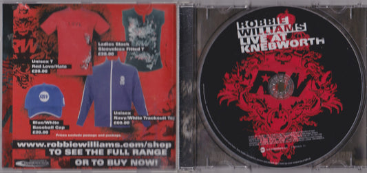 Robbie Williams ‎– Live At Knebworth image 2