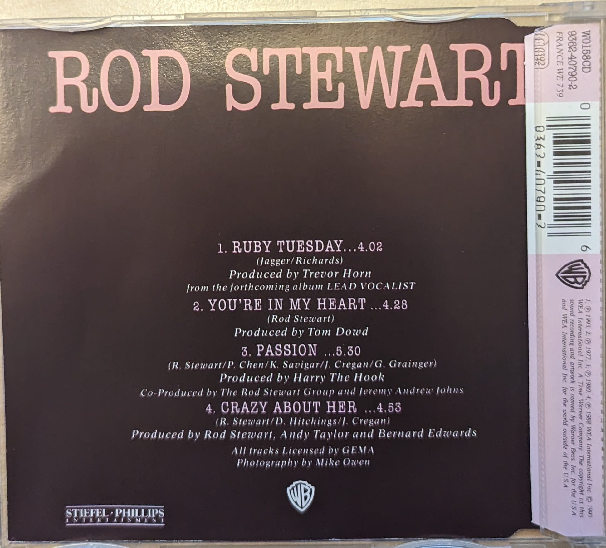 Rod Stewart ‎– Ruby Tuesday image 3