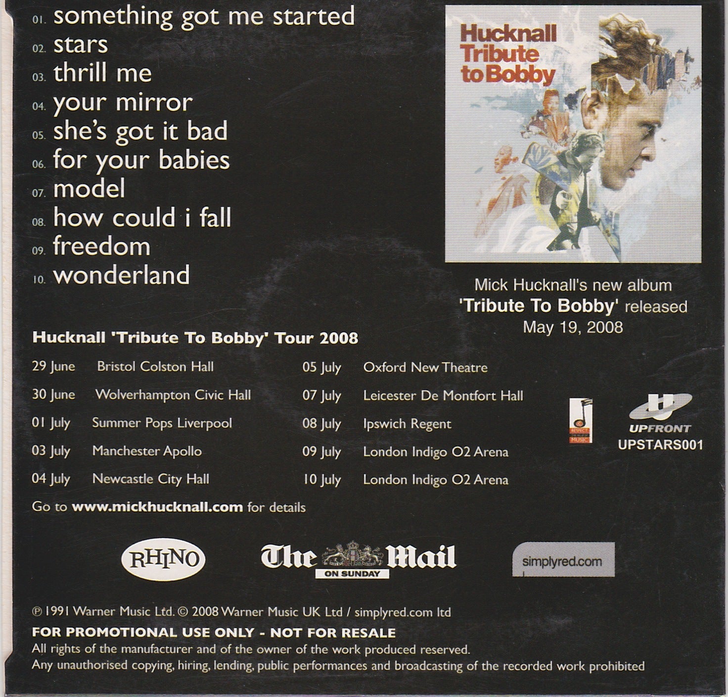 Simply Red ‎– Stars (UPSTARS001) image 2