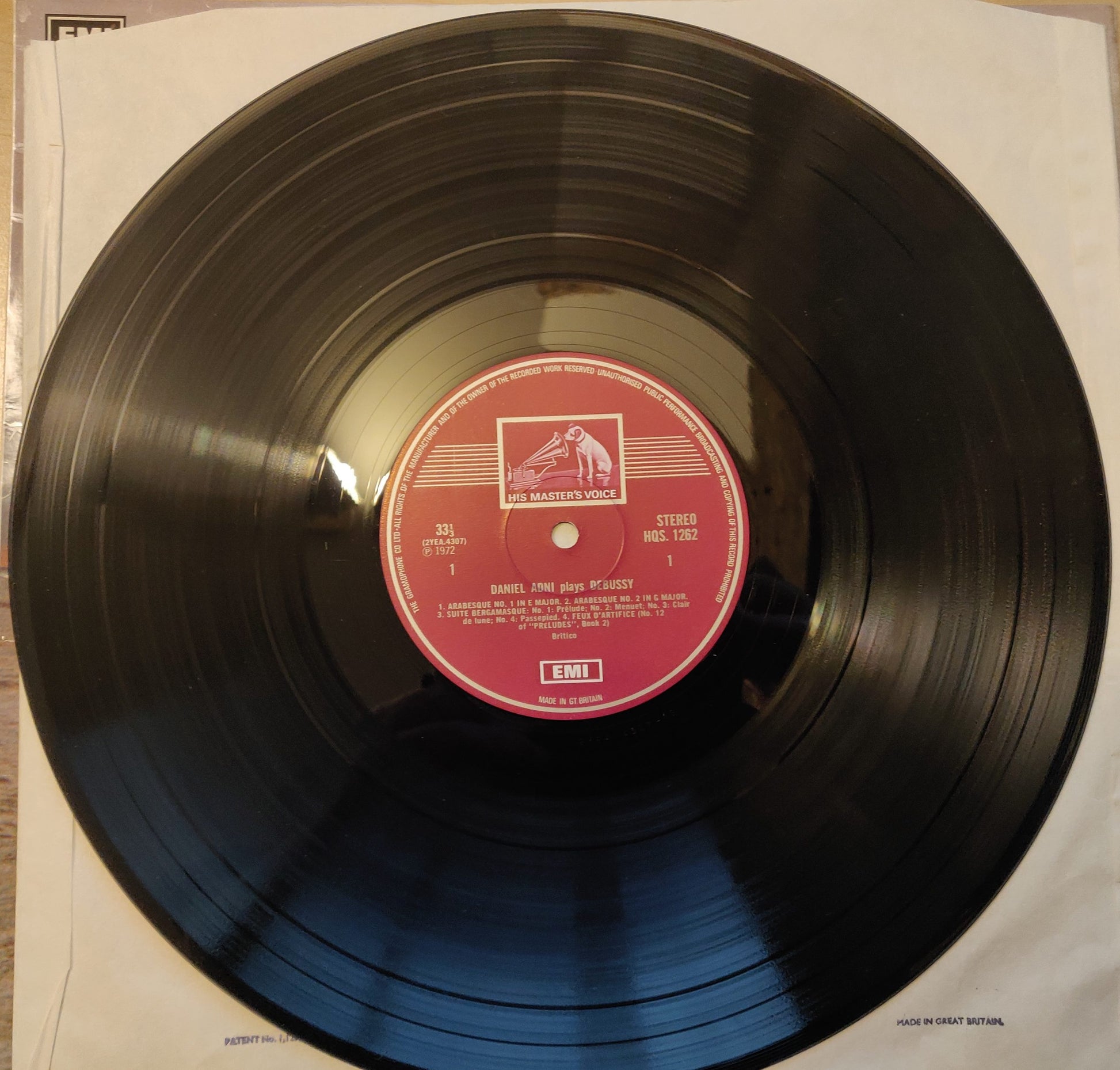 Daniel Adni Plays Debussy (HQS 1262) image 4