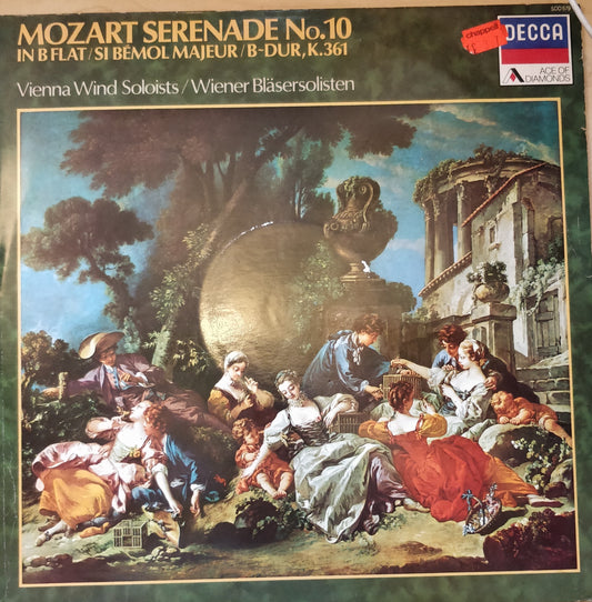 The Vienna Wind Soloists, Wiener Bläsersolisten ‎– Mozart: Serenade No. 10 in B- image 0