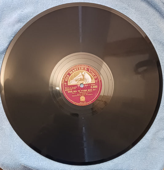 Leslie Woodgate ‎– Where Does The Uttered Music Go? (C3503) image 0