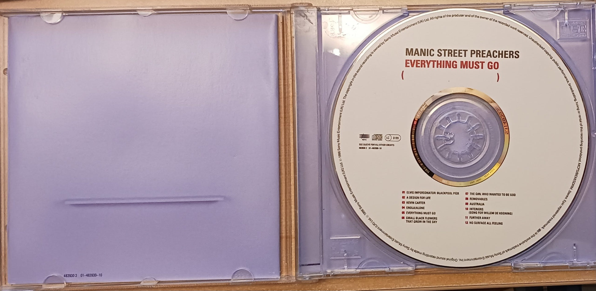Manic Street Preachers ‎– Everything Must Go image 3
